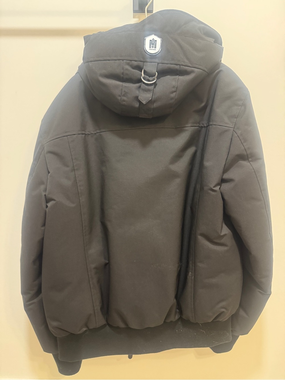 Mackage Men’s Black Dixon Bomber jacket - Picture 7 of 8